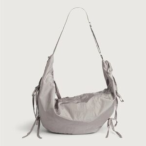 OAK + FORT Grey Bag w/ adjustable strap and bows